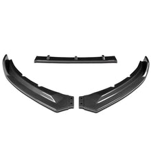 Load image into Gallery viewer, DNA Front Bumper Lip for Jaguar XE (2016-2019) 3-Piece STP Style with Matte Black or Carbon Fiber Look Finish - Matte Black Alternate Image
