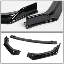 Load image into Gallery viewer, DNA Front Bumper Lip for Infiniti Q50 (2018-2022) 3-Piece with Carbon Fiber Look or Gloss Black Finish - SPORT - Carbon Fiber Alternate Image