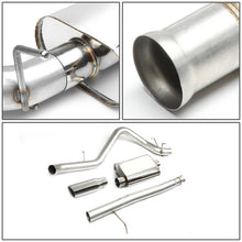 Load image into Gallery viewer, DNA Exhaust for Chevy Silverado / GMC Sierra 1500 (2007-2013) Catback with Polished Double Wall Rolled Tips - Short Bed Alternate Image