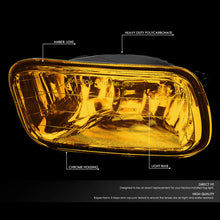 Load image into Gallery viewer, DNA Fog Lights for Dodge Ram (2009-2010) RAM 1500 2500 3500 (2011-2012) with Switch and Wiring Harness - Amber / Clear / Smoke Lens FL-ZTL-808 - Amber Alternate Image