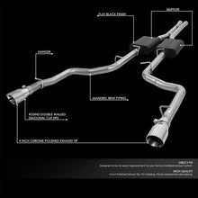 Load image into Gallery viewer, DNA Exhaust for Dodge Magnum 5.7L (2005-2008) Catback with Dual Rolled Tips CBE-UR-011 Alternate Image