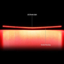 Load image into Gallery viewer, DNA LED 3rd Brake Light Cadillac DTS (2006-2011) Black or Chrome Housing with Clear / Smoked / Red Lens - Black / Clear Alternate Image