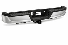 Load image into Gallery viewer, DNA Rear Step Bumper for Ford F150 (2015-2020) with or without Sensor Holes - Black or Chrome - Without Parking Sensor Holes / Chrome Alternate Image