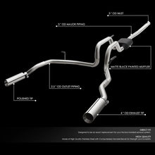 Load image into Gallery viewer, DNA Exhaust for Lincoln Mark LT 4.6L / 5.4L (2006-2008) Catback with Double Rolled Wall CBE-UR-001 Alternate Image