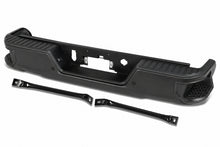 Load image into Gallery viewer, DNA Rear Step Bumper for Chevy Silverado &amp; GMC Sierra 1500 (2019-2023) with License Plate Lights - Black or Chrome Alternate Image