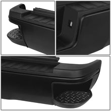 Load image into Gallery viewer, DNA Rear Step Bumper for Chevy Silverado &amp; GMC Sierra 2500 / 3500 (2015-2019) with License Plate Lights - Black or Chrome Alternate Image