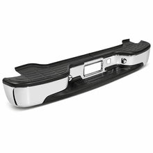 Load image into Gallery viewer, DNA Rear Step Bumper for Chevy Suburban &amp; Tahoe (2000-2006) With License Plate Lights - Black or Chrome Alternate Image