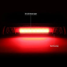 Load image into Gallery viewer, DNA LED 3rd Brake Light Jeep Commander (2006-2010) Clear / Smoked / Red Lens - LED Bar / Black / Clear Alternate Image
