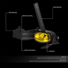 Load image into Gallery viewer, DNA Fog Lights for Honda Accord Coupe (2008-2010) with Switch and Wiring Harness - Amber / Clear / Smoke Lens FL-HA082D - Amber Alternate Image
