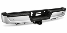 Load image into Gallery viewer, DNA Rear Step Bumper for Ford F150 (2015-2020) with or without Sensor Holes - Black or Chrome - With Parking Sensor Holes / Chrome Alternate Image