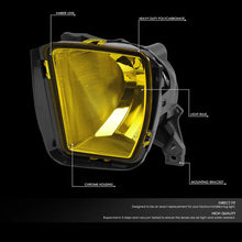 Load image into Gallery viewer, DNA Fog Lights for RAM 1500 (2013-2018) with Switch and Wiring Harness - Amber / Clear / Smoke Lens FL-ZTL-807 - Amber Alternate Image