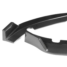 Load image into Gallery viewer, DNA Front Bumper Lip for Hyundai Sonata (2015-2017) 3-Piece STP Style with Matte / Gloss Black / Carbon Fiber Finish - Matte Black Alternate Image