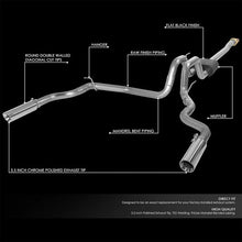 Load image into Gallery viewer, DNA Exhaust for Ford F150 2.7L / 3.5L / 5.0L (2015-2020) Catback with Dual Rolled Tips CBE-UR-017 Alternate Image