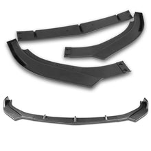 Load image into Gallery viewer, DNA Front Bumper Lip for Alfa Romeo Giulia (2017-2021) 3-Piece Sport-Style with Matte Black Finish Alternate Image