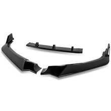 Load image into Gallery viewer, DNA Front Bumper Lip for Honda Odyssey (2018-2020) 3-Piece CK-Style with Matte / Gloss Black / Carbon Fiber Finish - Gloss Black Alternate Image