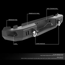 Load image into Gallery viewer, DNA Rear Step Bumper for Ford F250 F350 Super Duty (1999-2020) Dual D-Ring Shackles - 1999-2016 Alternate Image