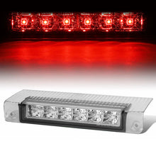 Load image into Gallery viewer, DNA LED 3rd Brake Light Chevy Express / GMC Savana (2013-2017) Black or Chrome Housing with Clear / Smoked / Red Lens - Chrome / Clear Alternate Image