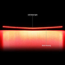 Load image into Gallery viewer, DNA LED 3rd Brake Light Cadillac DTS (2006-2011) Black or Chrome Housing with Clear / Smoked / Red Lens - Black / Clear Alternate Image