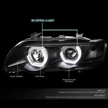 Load image into Gallery viewer, DNA Projector Headlights for BMW X5 (2000-2003) with LED DRL Halo and Chrome or Black Housing Alternate Image