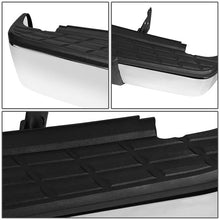 Load image into Gallery viewer, DNA Rear Step Bumper for Chevy Silverado &amp; GMC Sierra 1500 (2007-2013) with License Plate Lights - Black or Chrome - With Sensor Holes / Chrome Alternate Image