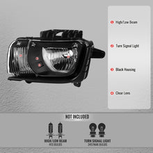 Load image into Gallery viewer, Spec-D Headlights Chevy Camaro (2010-2013) OE Style with Chrome or Black Housing Alternate Image