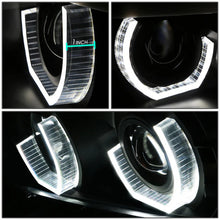 Load image into Gallery viewer, DNA Projector Headlights for BMW X5 (2000-2003) with LED DRL Halo and Chrome or Black Housing Alternate Image