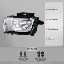 Load image into Gallery viewer, Spec-D Headlights Chevy Camaro (2010-2013) OE Style with Chrome or Black Housing Alternate Image