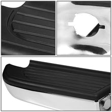 Load image into Gallery viewer, DNA Rear Step Bumper for Toyota Tacoma (1995-2004) with License Plate Lights - Black or Chrome - Chrome Alternate Image