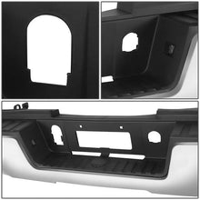 Load image into Gallery viewer, DNA Rear Step Bumper for Chevy Silverado &amp; GMC Sierra 2500 / 3500 (2015-2019) with License Plate Lights - Black or Chrome Alternate Image
