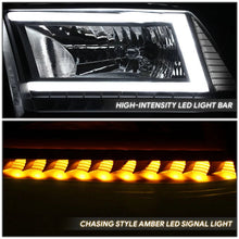 Load image into Gallery viewer, DNA Headlights for RAM 1500 / 2500 / 3500 / 4500 / 5500 (2010-2018) with C-Shaped LED DRL &amp; Sequential Signals Lights Alternate Image