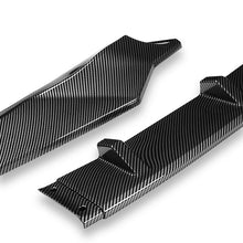Load image into Gallery viewer, DNA Front Bumper Lip for Honda Odyssey (2018-2020) 3-Piece CK-Style with Matte / Gloss Black / Carbon Fiber Finish - Matte Black Alternate Image
