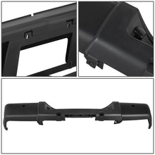 Load image into Gallery viewer, DNA Rear Step Bumper for Chevy Silverado &amp; GMC Sierra 1500 (2007-2013) with License Plate Lights - Black or Chrome - With Sensor Holes / Chrome Alternate Image