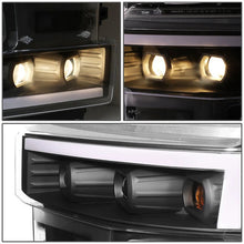 Load image into Gallery viewer, DNA Projector Headlights for Chevy Silverado 1500 (2019-2024) Black or Chrome Housing Alternate Image