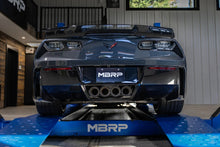 Load image into Gallery viewer, MBRP Exhaust for Corvette C7 6.2L V8 (2014-2019) 3" Axleback Stainless with Quad Carbon Fiber or Black-Coated Tips - Carbon Fiber Alternate Image