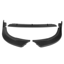 Load image into Gallery viewer, DNA Front Bumper Lip for Kia Optima (2016-2018) 3-Piece STP-Style with Matte / Gloss Black / Carbon Fiber Finish - LX / EX / LX-Turbo / Matte Black Alternate Image