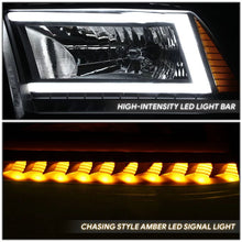 Load image into Gallery viewer, DNA Headlights for RAM 1500 / 2500 / 3500 / 4500 / 5500 (2010-2018) with C-Shaped LED DRL &amp; Sequential Signals Lights Alternate Image