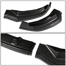 Load image into Gallery viewer, DNA Front Bumper Lip for Tesla Model 3 (2017-2020) 3-Piece with Carbon Fiber Look Finish - Default Title Alternate Image