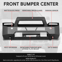 Load image into Gallery viewer, DNA Front Winch Bumper for Toyota Tundra (2022–2024) Center Mount FWB-002-BK Alternate Image