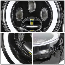 Load image into Gallery viewer, DNA LED Fog Lights for GMC Sierra (2003-2007) Halo Projector with Switch &amp; Wiring Harness - Clear or Smoke FL-ZTL-358 - Clear Alternate Image