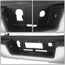 Load image into Gallery viewer, DNA Rear Step Bumper for Chevy Silverado &amp; GMC Sierra 2500 / 3500 (2015-2019) with License Plate Lights - Black or Chrome Alternate Image