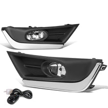 Load image into Gallery viewer, DNA Fog Lights for Honda CRV (2017-2018) with Switch and Wiring Harness - Amber / Clear / Smoke Lens - Chrome / Clear Alternate Image
