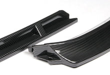 Load image into Gallery viewer, DNA Front Bumper Lip for VW Golf MK7 (2014-2017) 3-Piece with Matte Black or Carbon Fiber Look Finish - Matte Black Alternate Image