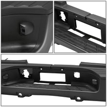 Load image into Gallery viewer, DNA Rear Step Bumper for Chevy Silverado &amp; GMC Sierra 2500 / 3500 (2007-2010) with License Plate Lights - Black or Chrome - With Sensor Holes / Chrome Alternate Image