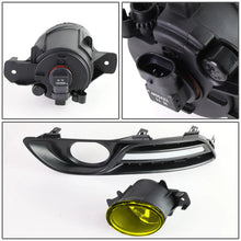 Load image into Gallery viewer, DNA Fog Lights for Nissan Sentra Sedan (2013-2016) with Switch and Wiring Harness - Amber / Clear / Smoke Lens FL-ZTL-213 - Amber Alternate Image