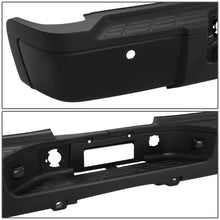 Load image into Gallery viewer, DNA Rear Step Bumper for Chevy Silverado &amp; GMC Sierra 2500 / 3500 (2007-2010) with License Plate Lights - Black or Chrome - With Sensor Holes / Chrome Alternate Image