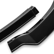 Load image into Gallery viewer, DNA Front Bumper Lip for Dodge Charger (2015-2021) 3-Piece RA-Style with Gloss Black Finish Alternate Image