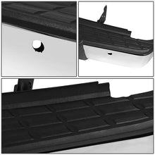 Load image into Gallery viewer, DNA Rear Step Bumper for Chevy Silverado &amp; GMC Sierra 1500 (2007-2013) with License Plate Lights - Black or Chrome - With Sensor Holes / Chrome Alternate Image