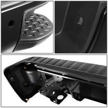 Load image into Gallery viewer, DNA Rear Step Bumper for Chevy Silverado &amp; GMC Sierra 1500 (2014-2019) with License Plate Lights - Black or Chrome - without Corner Step / With Parking Sensor Holes / Chrome Alternate Image