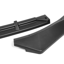 Load image into Gallery viewer, DNA Front Bumper Lip for Kia Optima (2011-2013) 3-Piece STP-Style with Matte Black or Carbon Fiber Look Finish - Matte Black Alternate Image