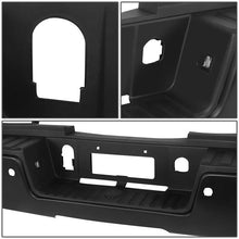 Load image into Gallery viewer, DNA Rear Step Bumper for Chevy Silverado &amp; GMC Sierra 2500 / 3500 (2015-2019) with License Plate Lights - Black or Chrome Alternate Image